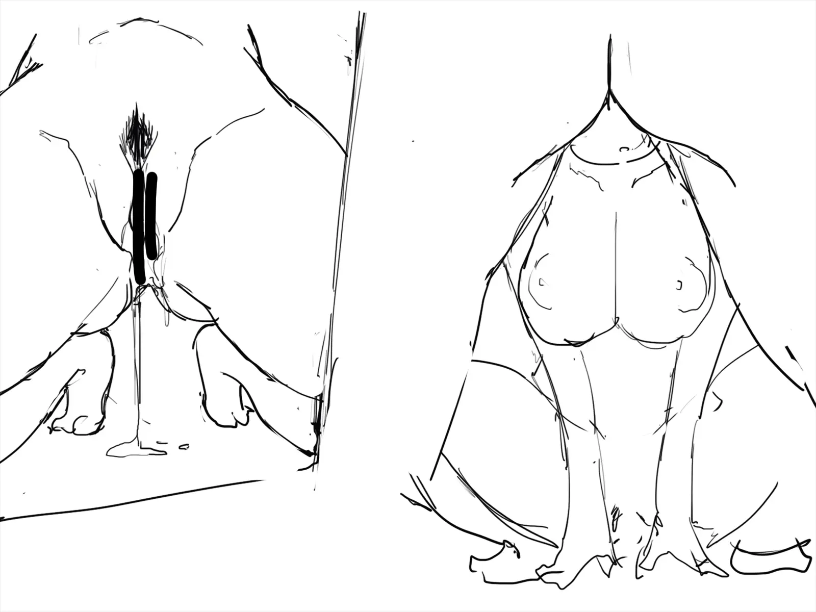 Kanojo Ga Aitsu Ni Sareta Koto_Rough Sketch